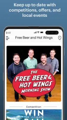 Free Beer and Hot Wings Show android App screenshot 1